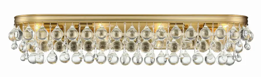 Calypso 33" Crystal Bathroom Vanity Light - Image 7
