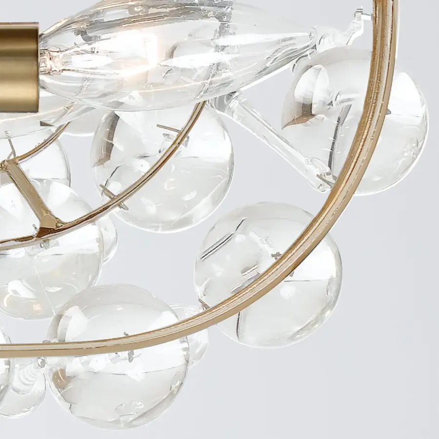 Calypso 33" Crystal Bathroom Vanity Light - Image 9