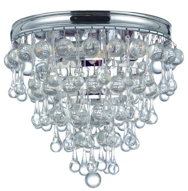 Calypso 10.5" Flush Mount in Polished Chrome - Image 1