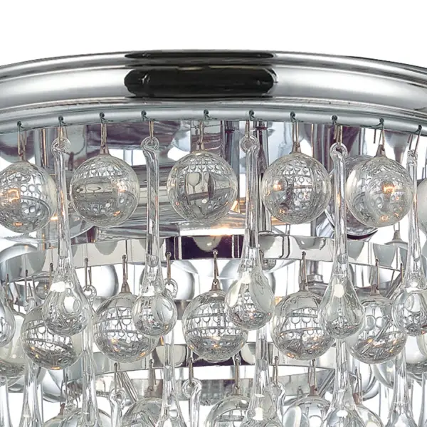 Calypso 10.5" Flush Mount in Polished Chrome - Image 3