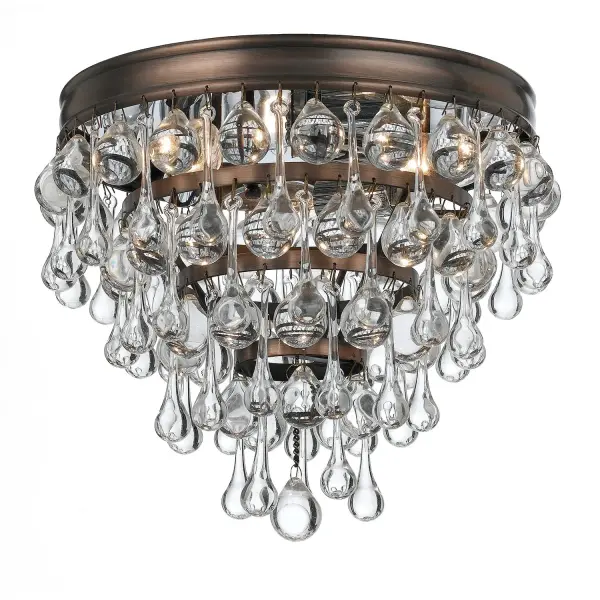 Calypso 10.5" Flush Mount in Polished Chrome - Image 22