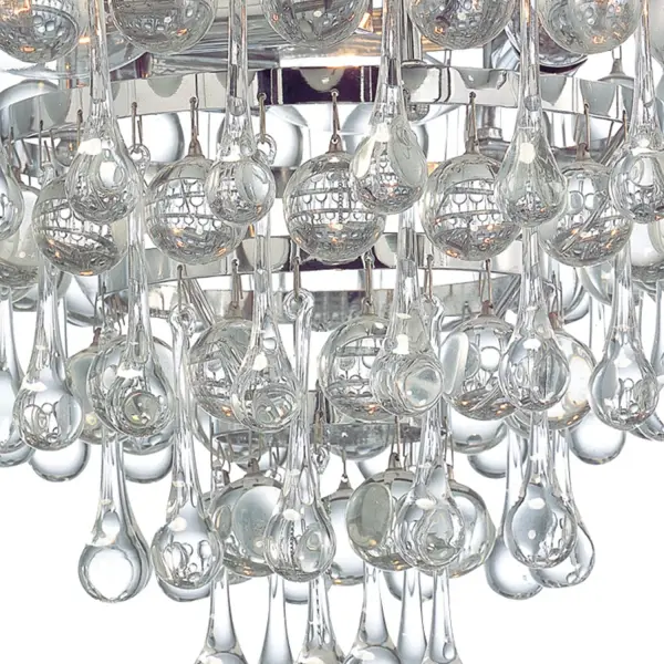 Calypso 10.5" Flush Mount in Polished Chrome - Image 4