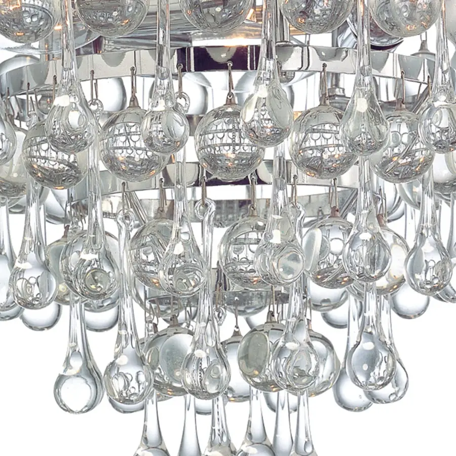 Calypso 10.5" Flush Mount in Polished Chrome - Image 4