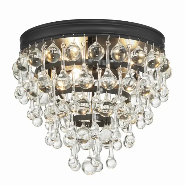 Calypso 10.5" Flush Mount in Polished Chrome - Image 7