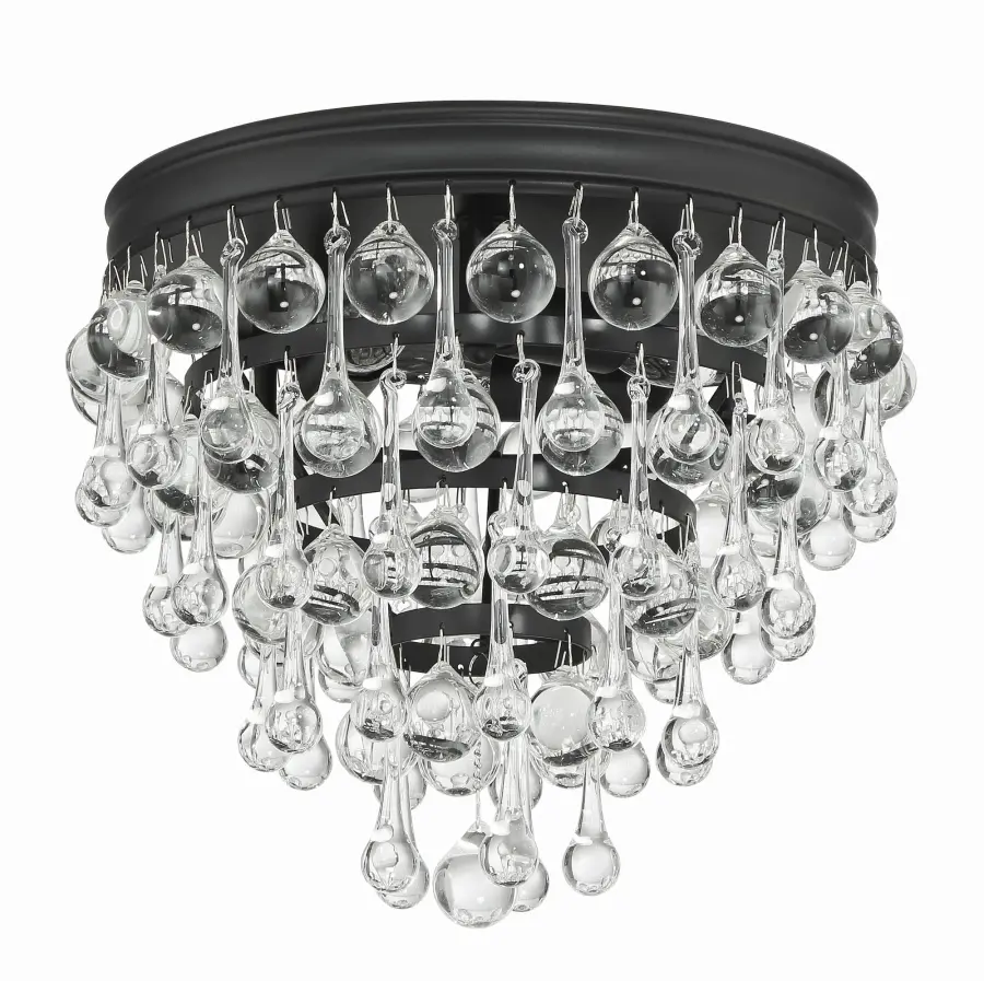 Calypso 10.5" Flush Mount in Polished Chrome - Image 8