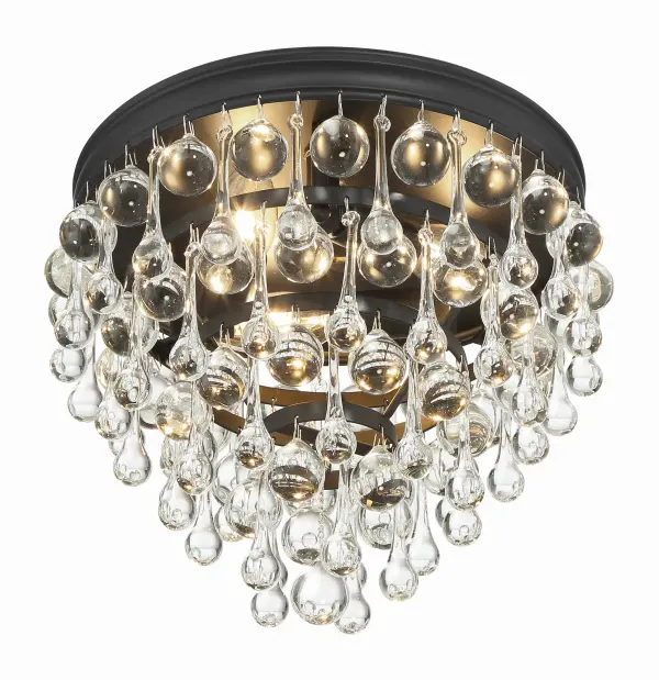 Calypso 10.5" Flush Mount in Polished Chrome - Image 10