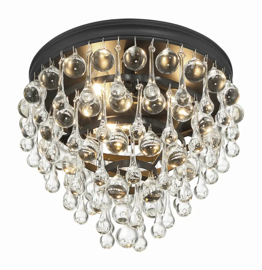 Calypso 10.5" Flush Mount in Polished Chrome - Image 10