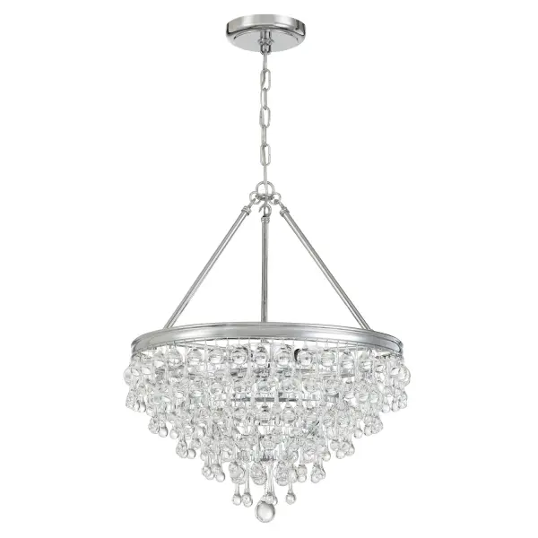 Calypso 20" Polished Chrome Chandelier - Image 2