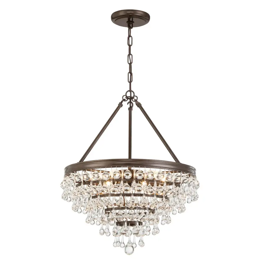 Calypso 20" Polished Chrome Chandelier - Image 14