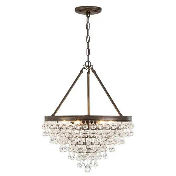 Calypso 20" Polished Chrome Chandelier - Image 16