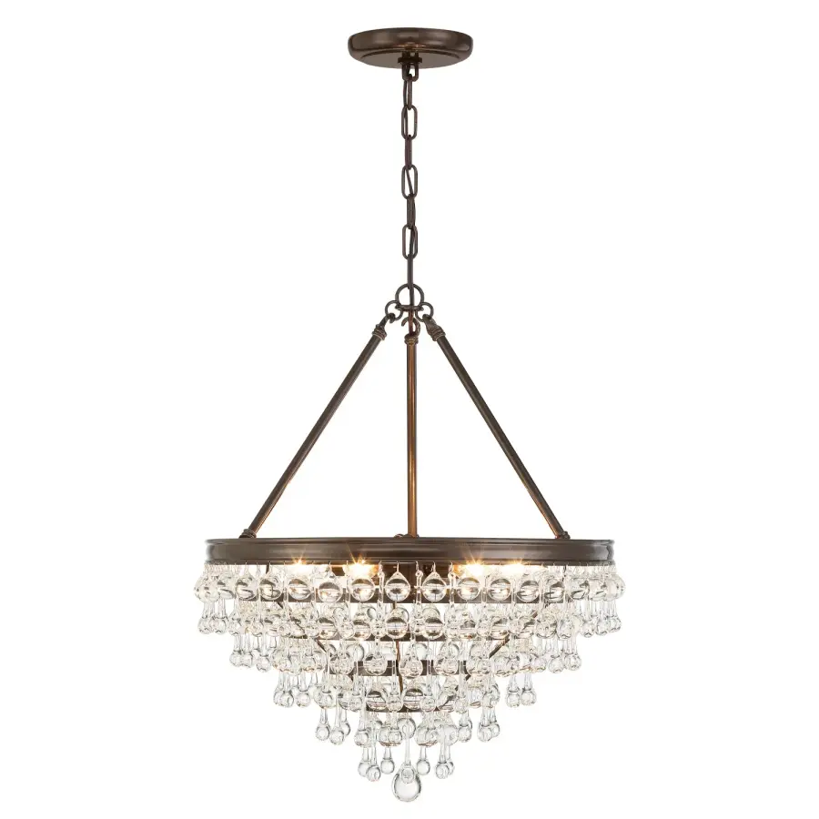 Calypso 20" Polished Chrome Chandelier - Image 16