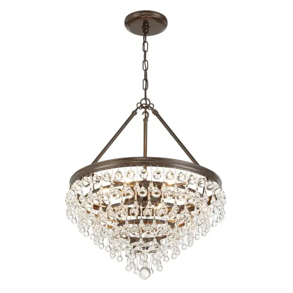 Calypso 20" Polished Chrome Chandelier - Image 17