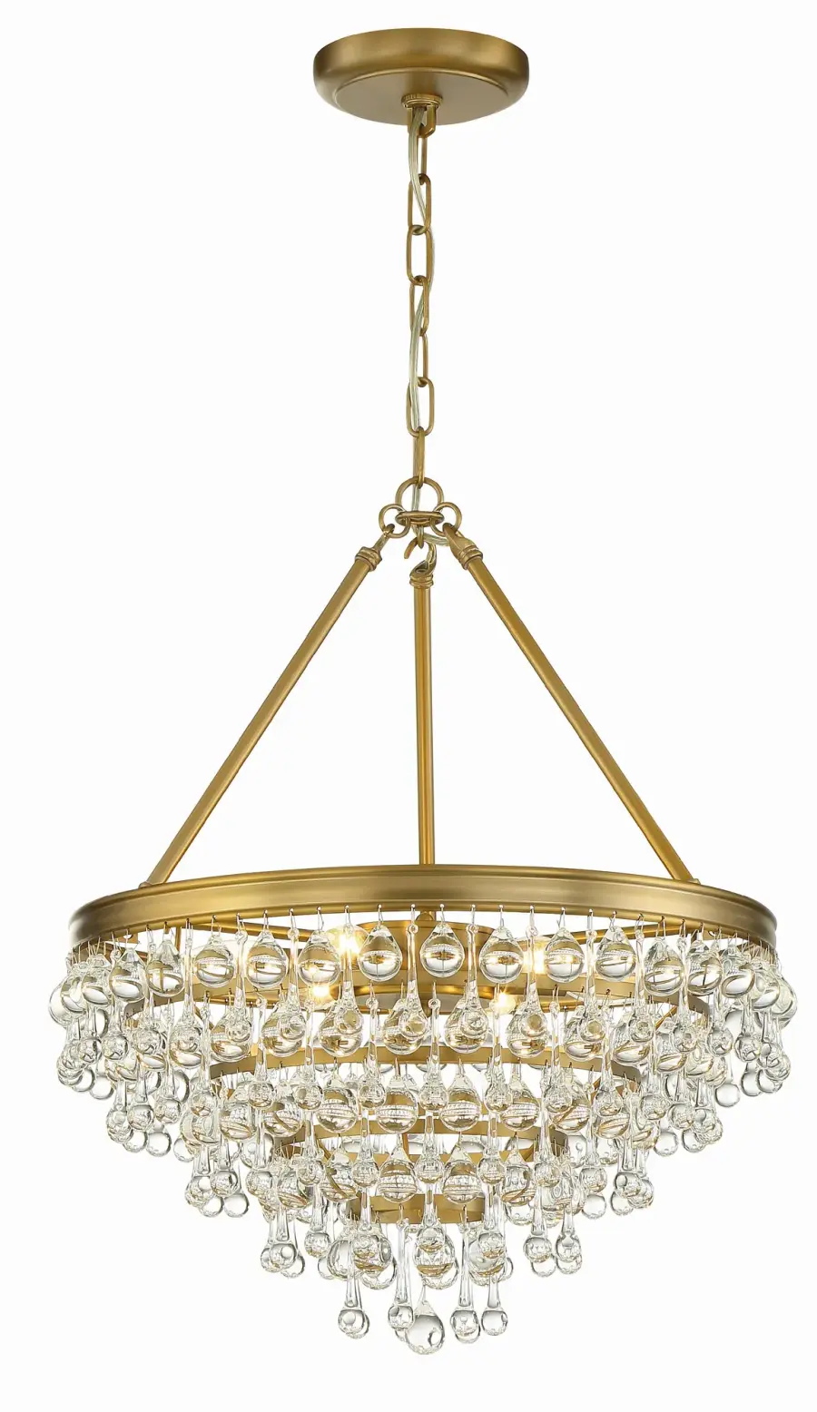Calypso 20" Polished Chrome Chandelier - Image 7
