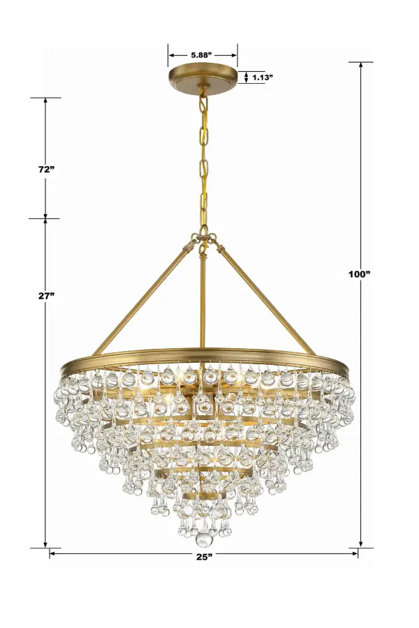 Calypso 25" Chandelier - Image 12
