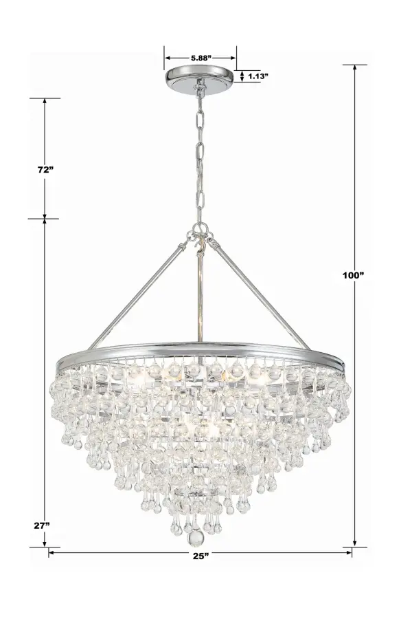 Calypso 25" Chandelier - Image 7
