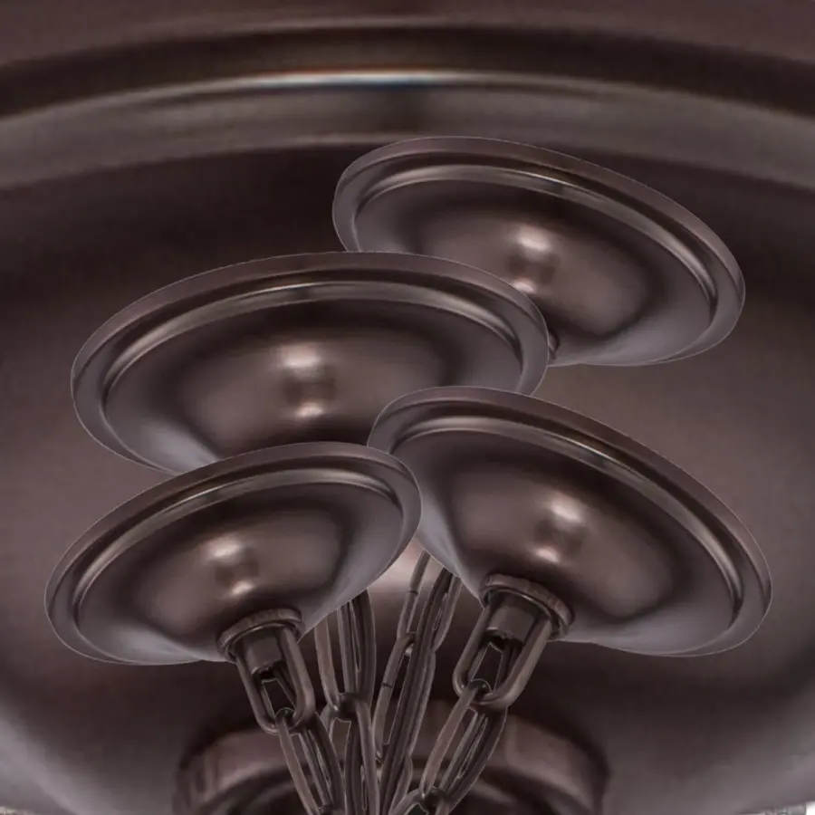 Elegant Crystal Beaded Sconce with Jeweled Design - Image 3