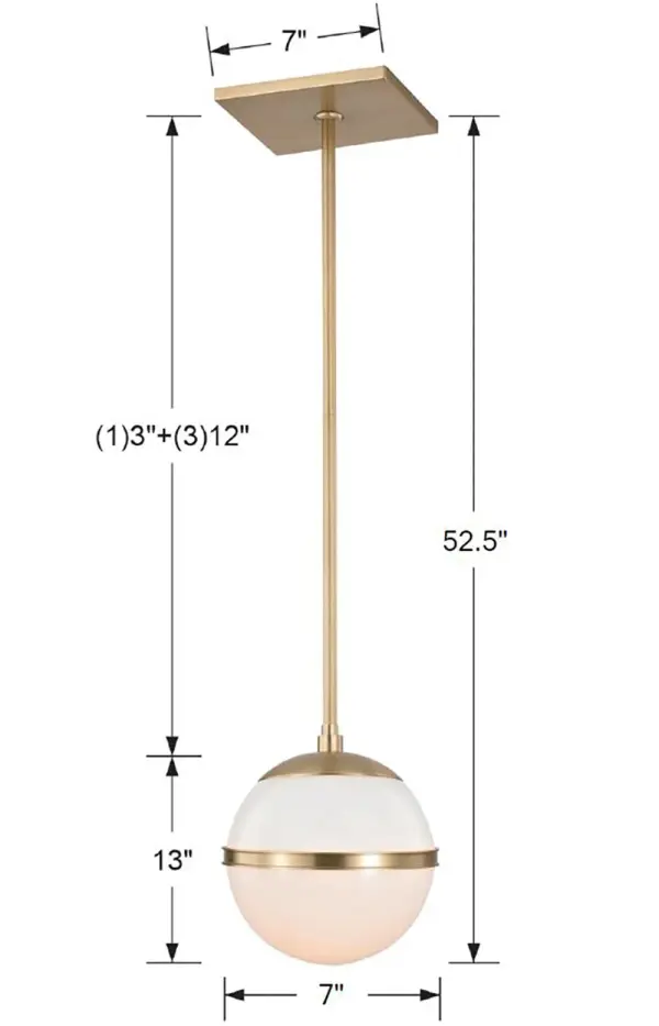 Truax 8" Pendant - Image 3