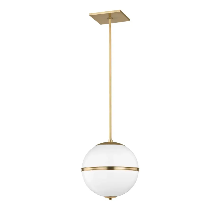 Truax 12" Aged Brass Pendant - Image 2