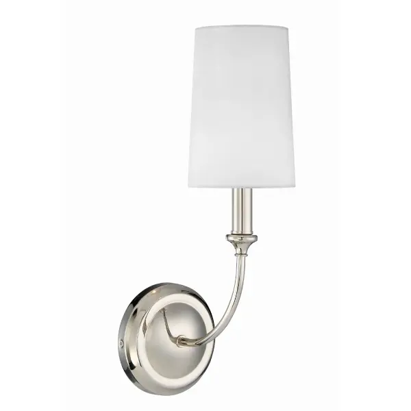 The Libby Langdon-designed Sylvan sconce combines timeless elegance with modern sensibility. Its open-air metal frame features delicate lines and sophisticated details that create visual interest without overwhelming. - alternate view