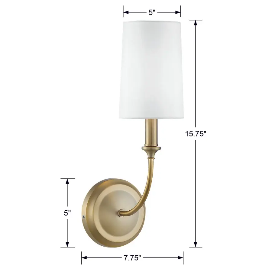 Sylvan 4.75" Wall Sconce in Black Forged - Image 27