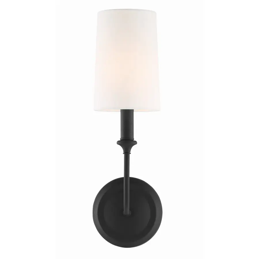 Sylvan 4.75" Wall Sconce in Black Forged - Image 10