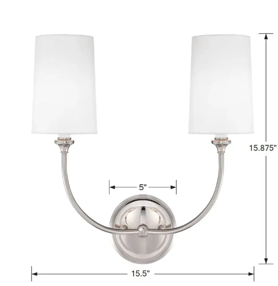 Sylvan 15.5" Black Forged Sconce - Image 5