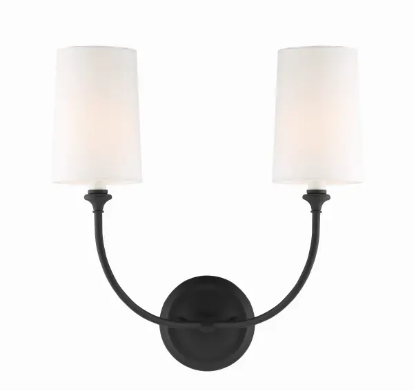 Sylvan 15.5" Black Forged Sconce - Image 7
