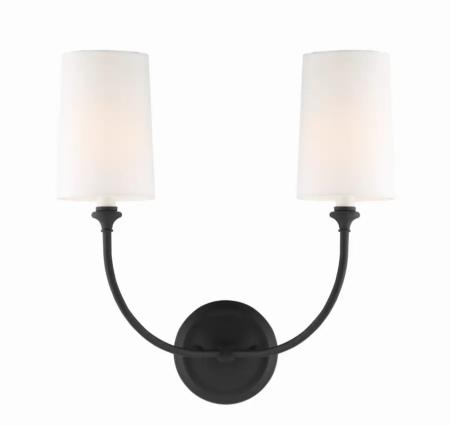 Sylvan 15.5" Black Forged Sconce - Image 7