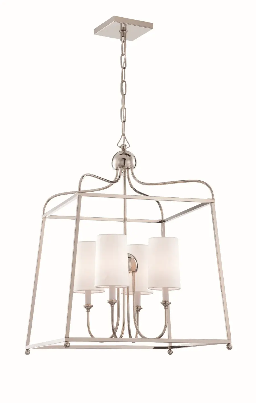 Sylvan 21.5" Chandelier in Black Forged - Image 1