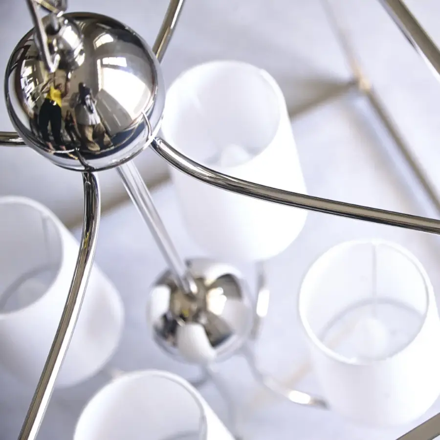 Sylvan 21.5" Chandelier in Black Forged - Image 2