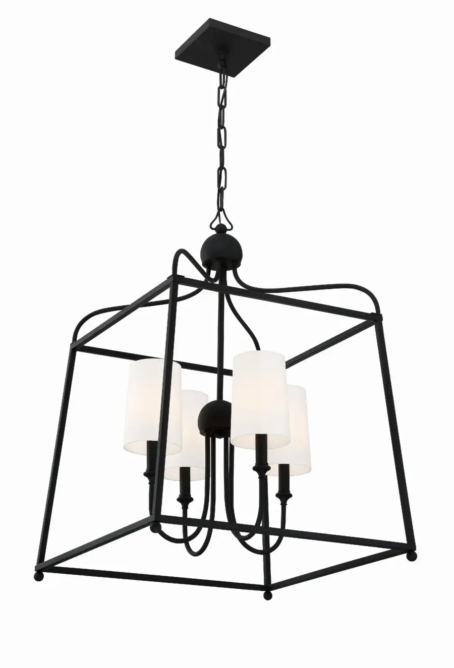 Sylvan 21.5" Chandelier in Black Forged - Image 11