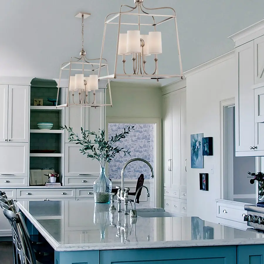 Sylvan 21.5" Chandelier in Black Forged - Image 7