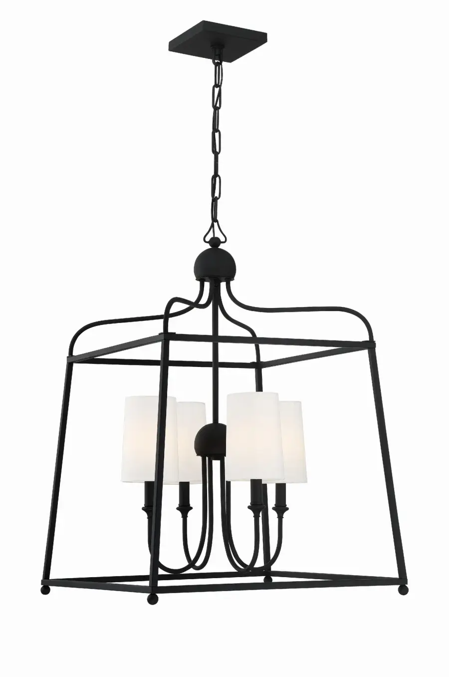 Sylvan 21.5" Chandelier in Black Forged - Image 10