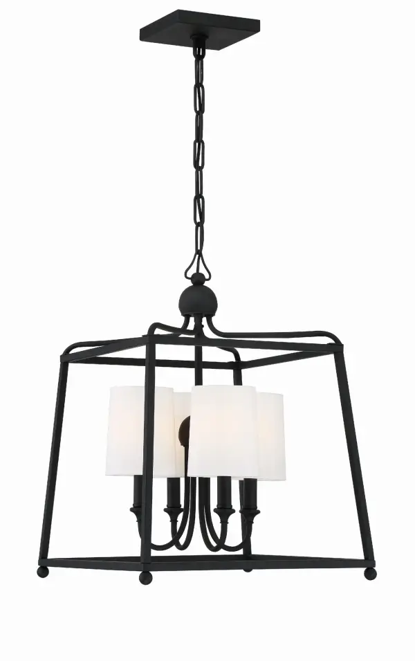 Sylvan 16" Black Forged Chandelier - Image 7