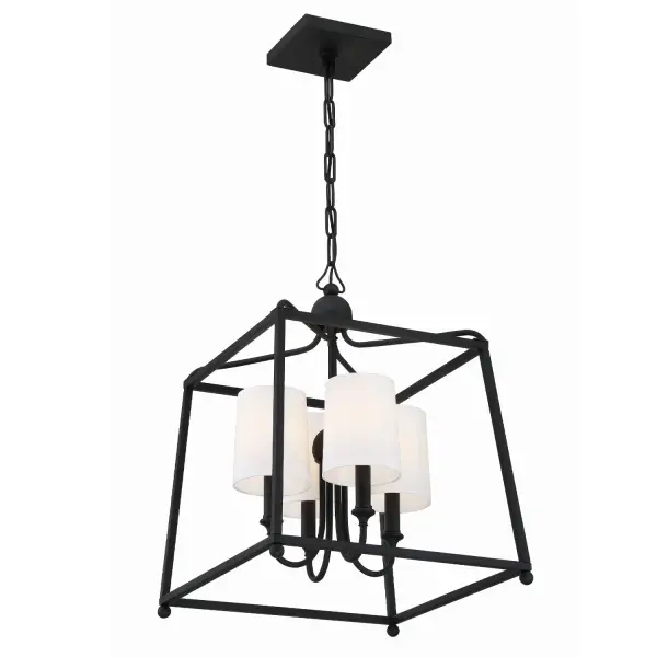Sylvan 16" Black Forged Chandelier - Image 9
