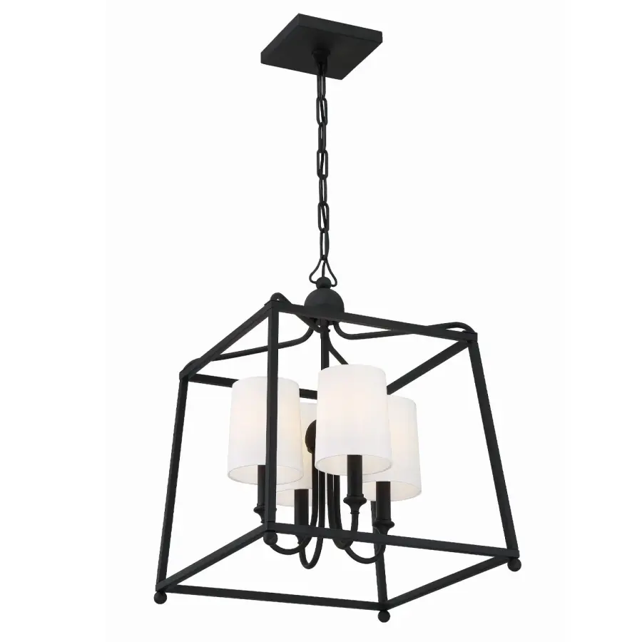 Sylvan 16" Black Forged Chandelier - Image 9