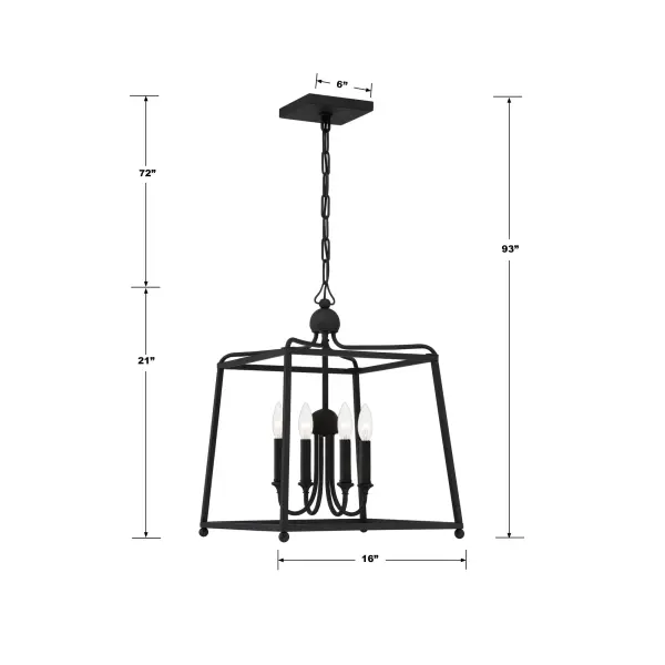 Sylvan 16" Polished Nickel Chandelier - Image 11