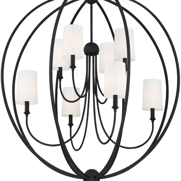 Sylvan 40" Chandelier in Polished Nickel - Image 10