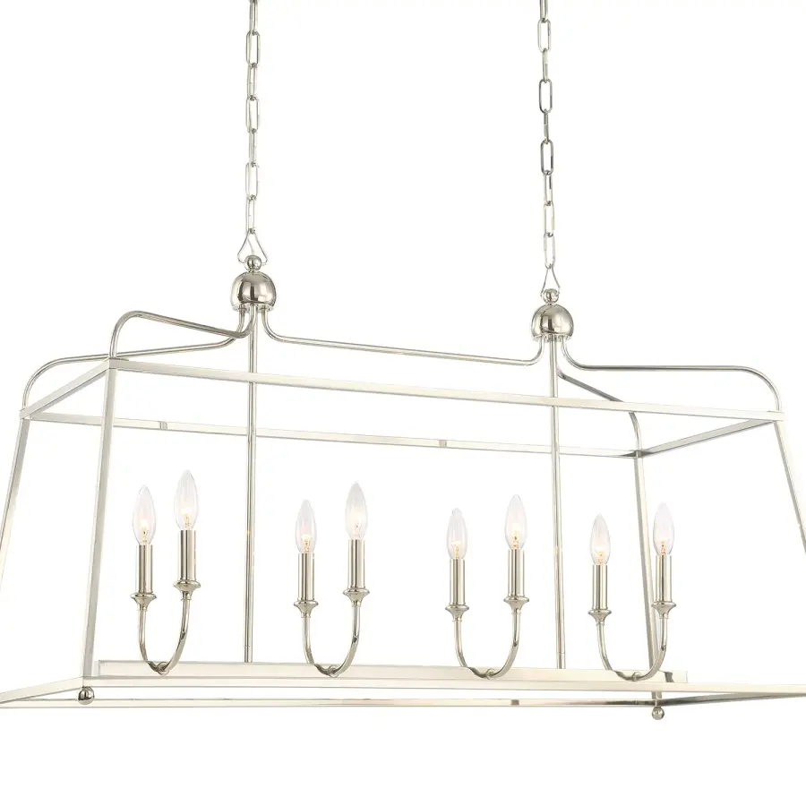 Sylvan 42" Linear Chandelier - Image 3