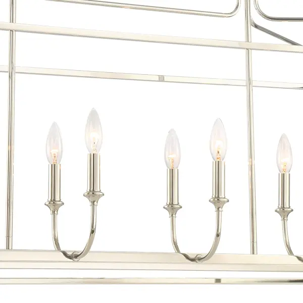 Sylvan 42" Linear Chandelier - Image 4