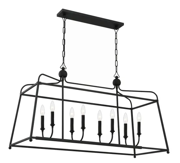 Sylvan 42" Linear Chandelier - Image 7