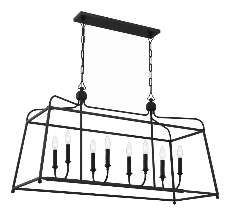 Sylvan 42" Linear Chandelier - Image 7