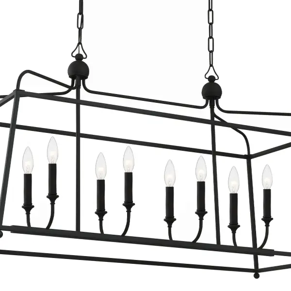 Sylvan 42" Linear Chandelier - Image 9