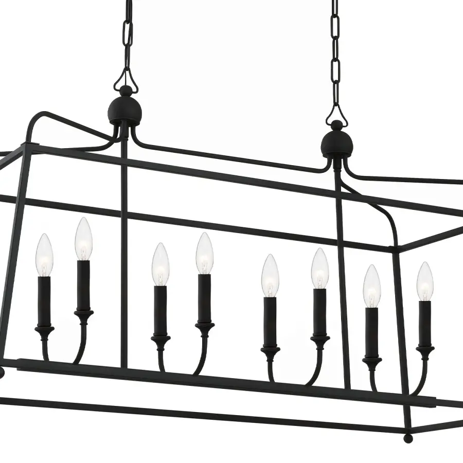 Sylvan 42" Linear Chandelier - Image 9