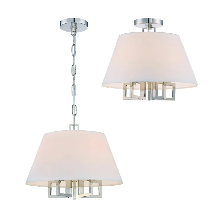 Westwood 16" Chandelier in Polished Nickel - Image 11