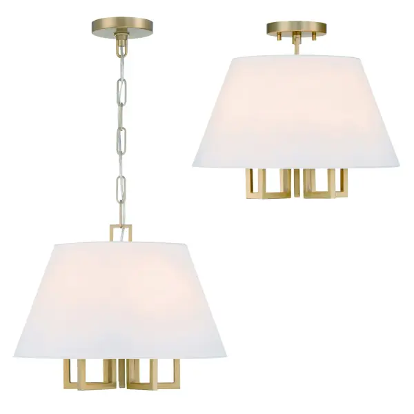 Westwood 16" Chandelier in Polished Nickel - Image 5