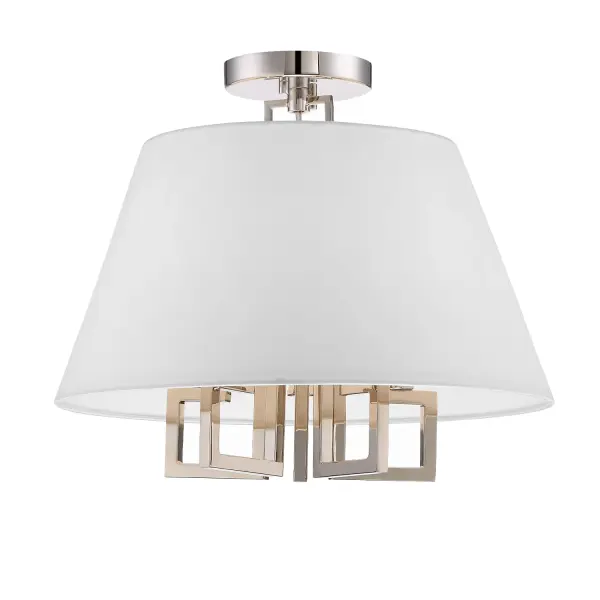 Westwood 16" Semi Flush Mount in Vibrant Gold - Image 9
