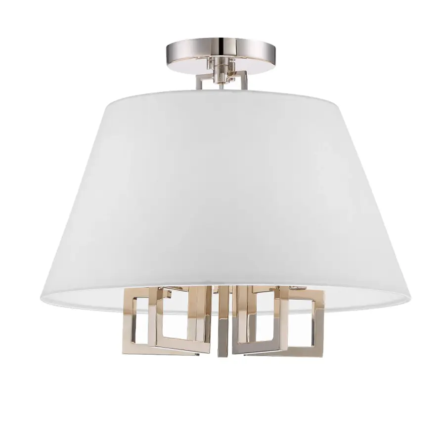Westwood 16" Semi Flush Mount in Vibrant Gold - Image 9