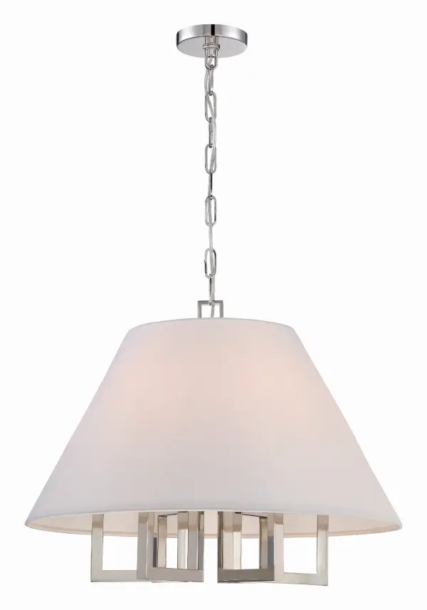 Westwood 24" Chandelier in Polished Nickel - Image 8