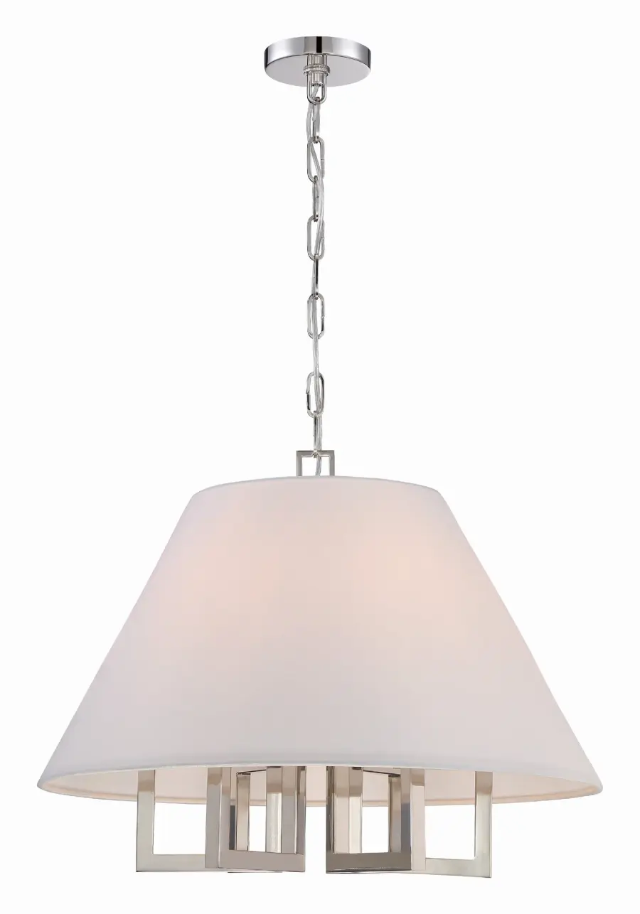 Westwood 24" Chandelier in Polished Nickel - Image 8
